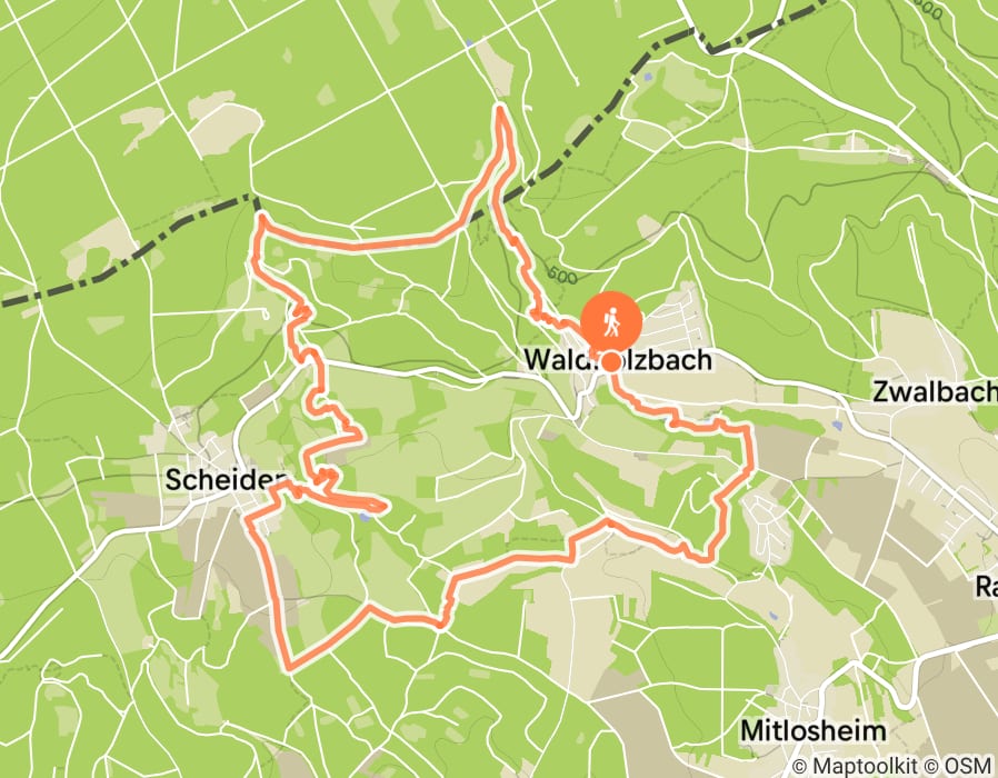 Karte der Tour