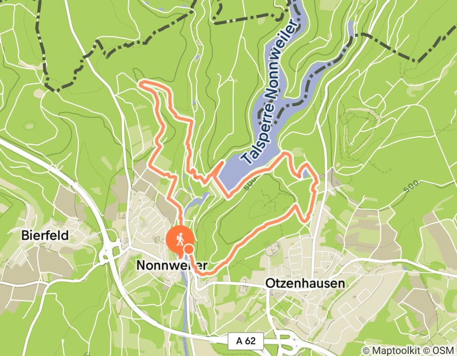 Karte der Tour