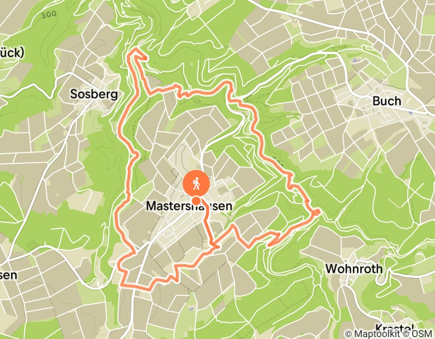 Karte der Tour