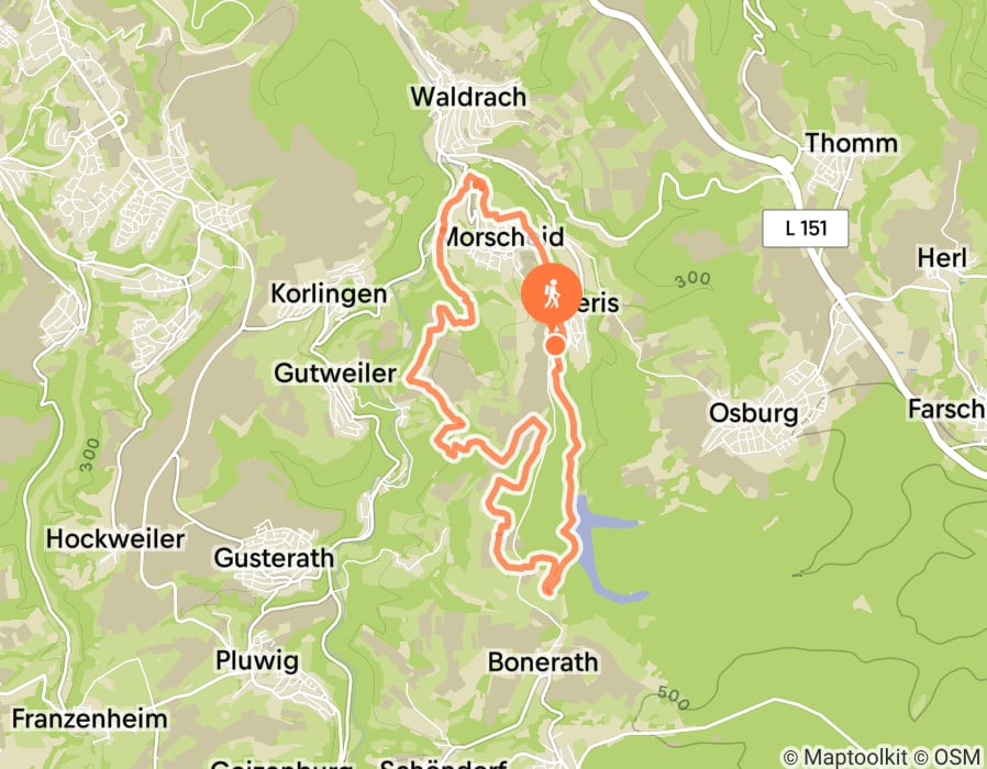 Karte der Tour