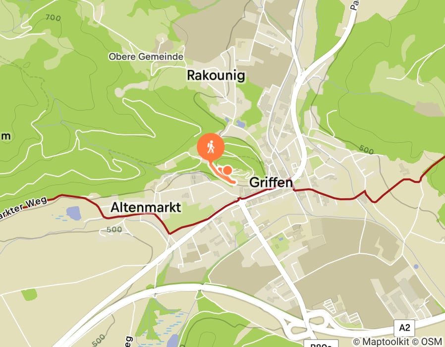 Karte der Tour