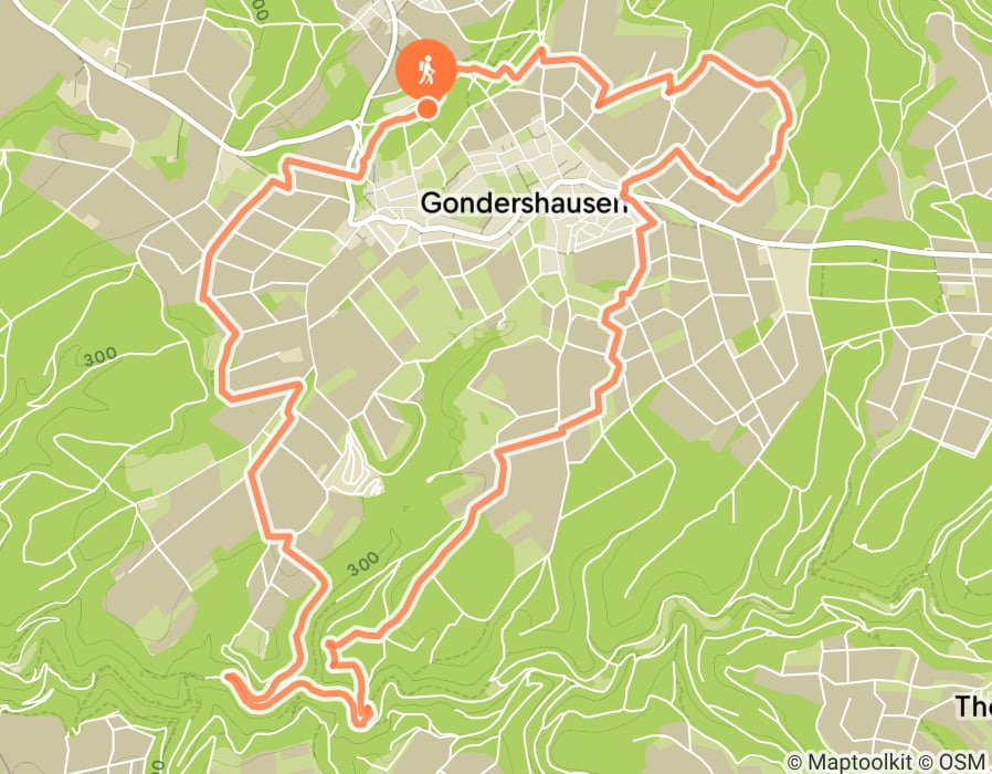 Karte der Tour