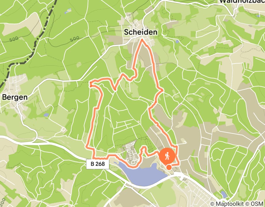 Karte der Tour