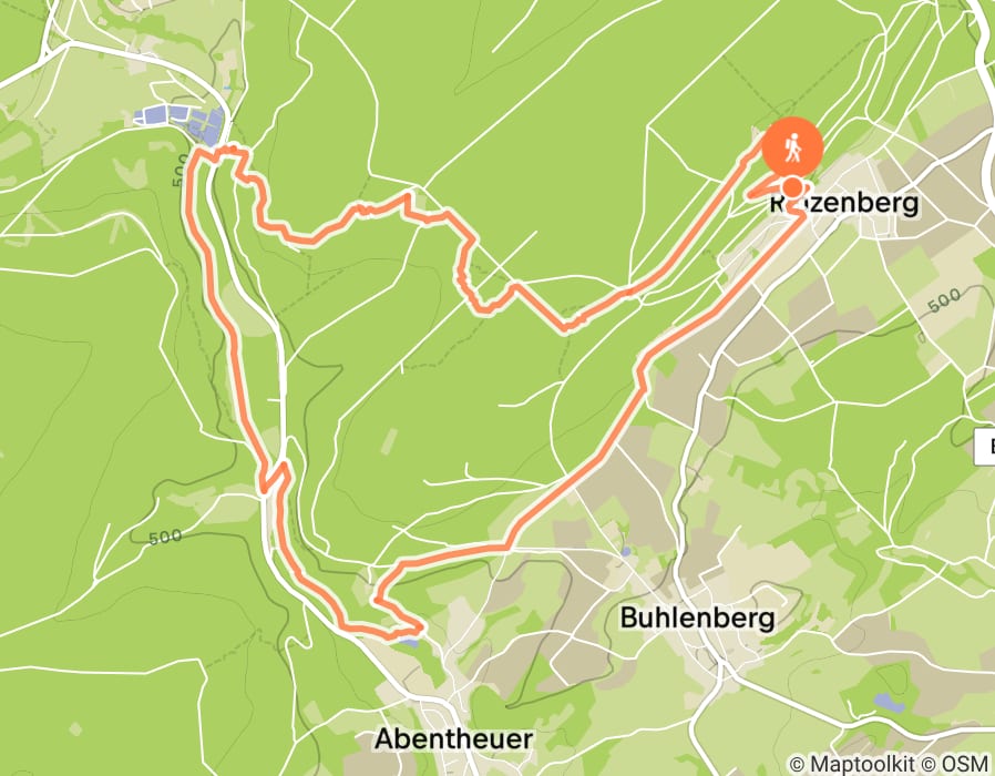 Karte der Tour