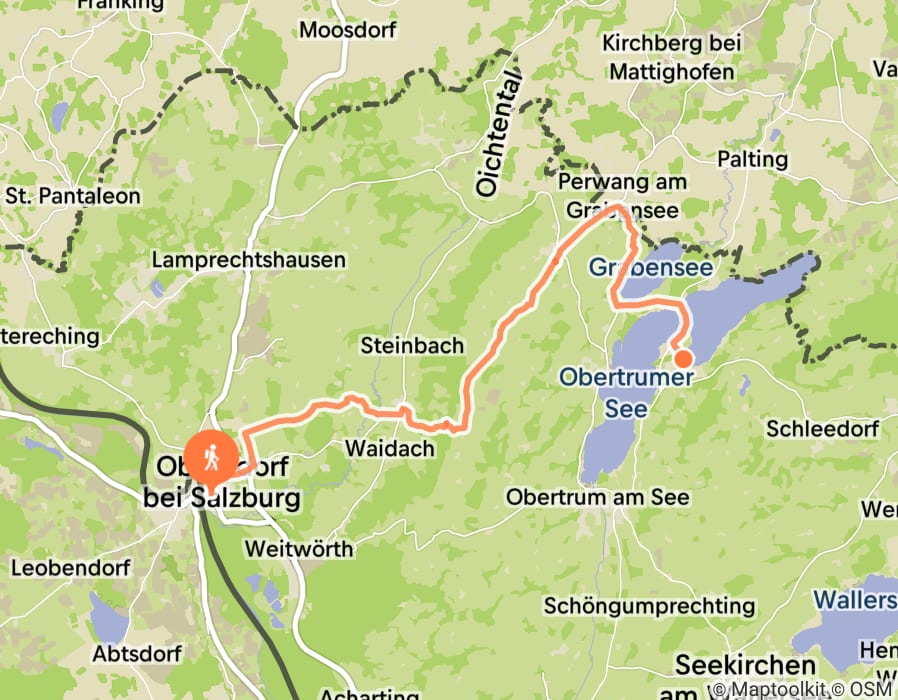 Karte der Tour