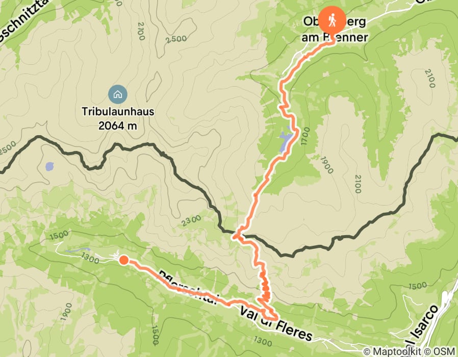 Karte der Tour
