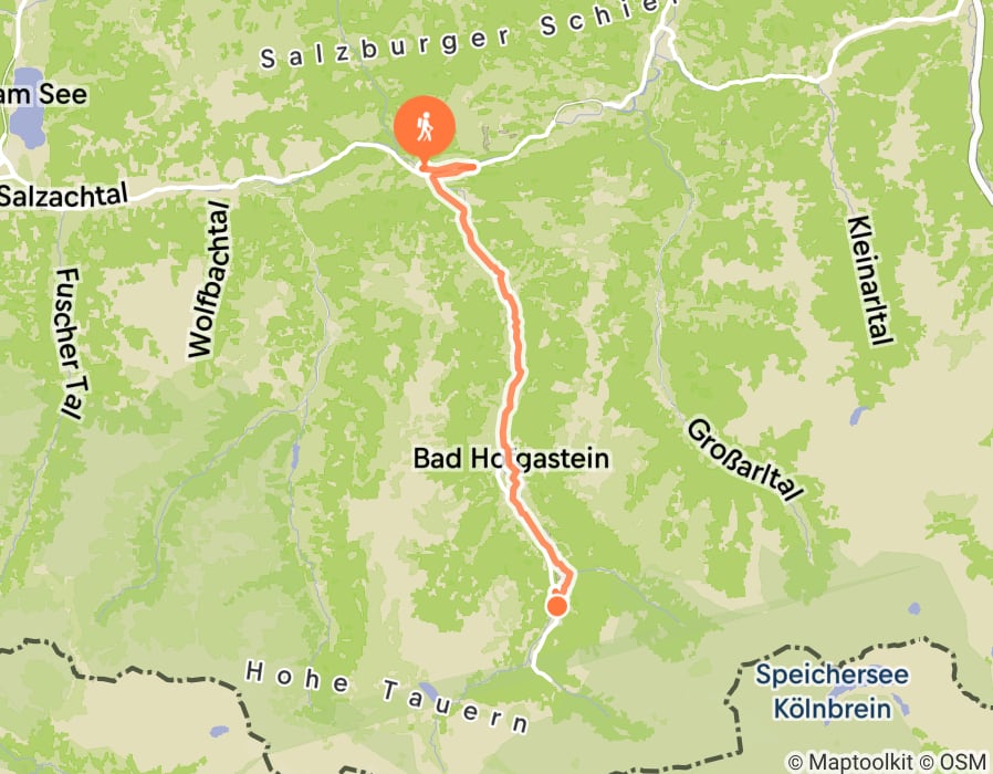 Karte der Tour