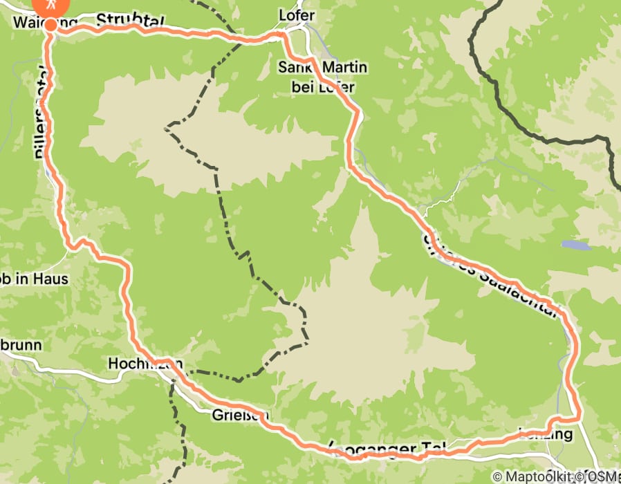 Karte der Tour