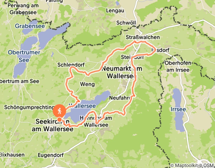 Karte der Tour
