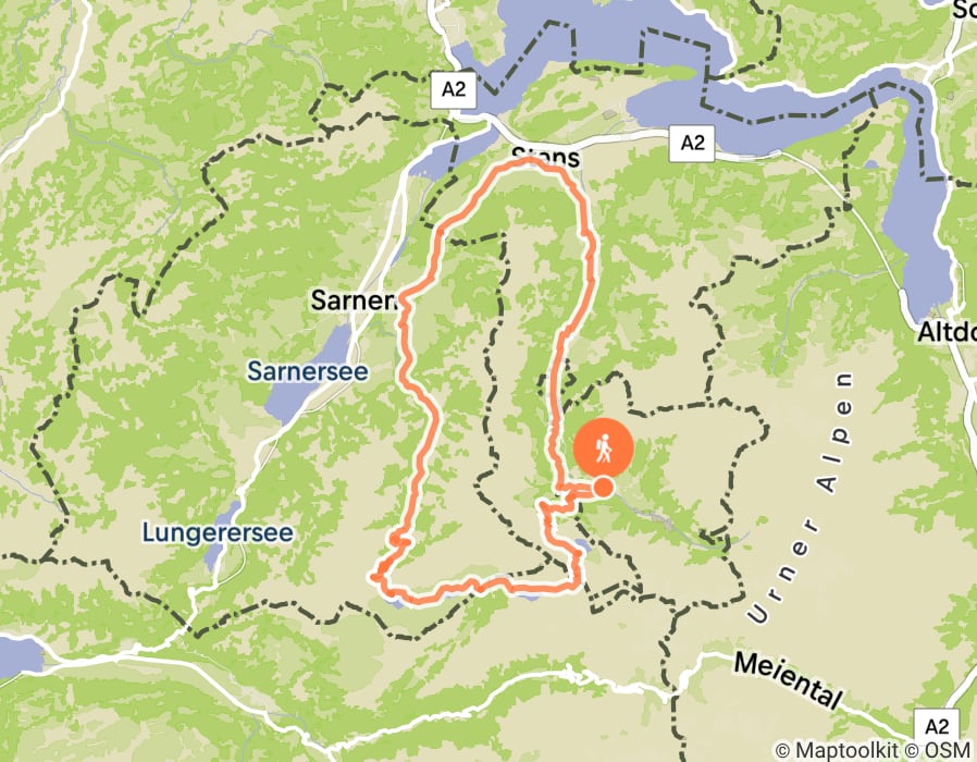 Karte der Tour