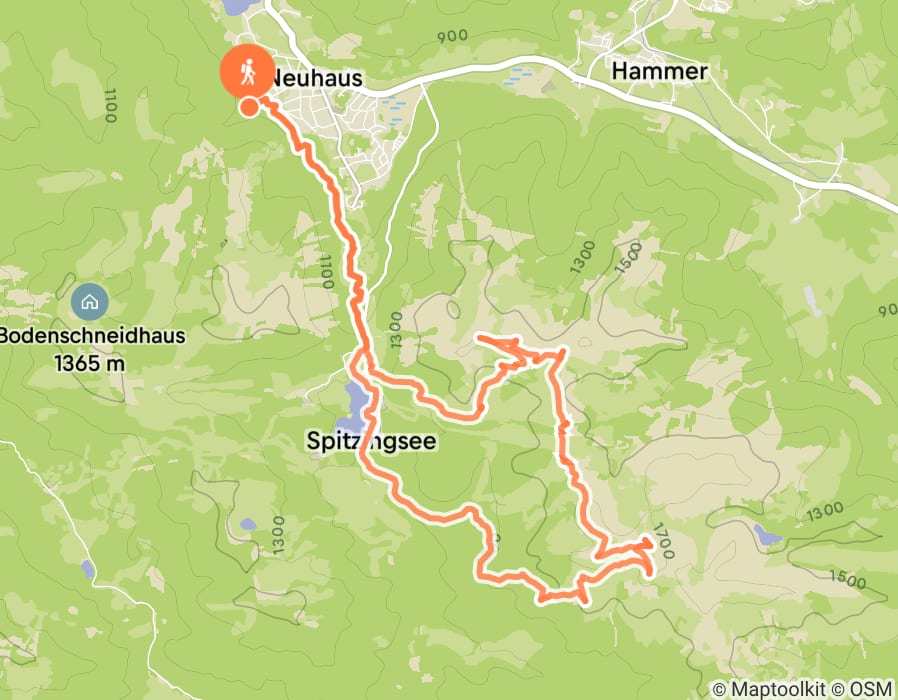 Karte der Tour