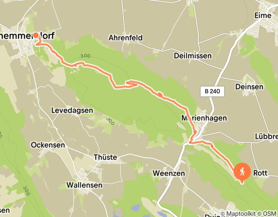Karte der Tour