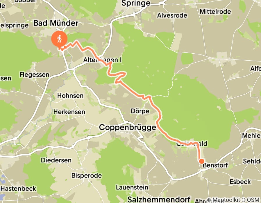 Karte der Tour