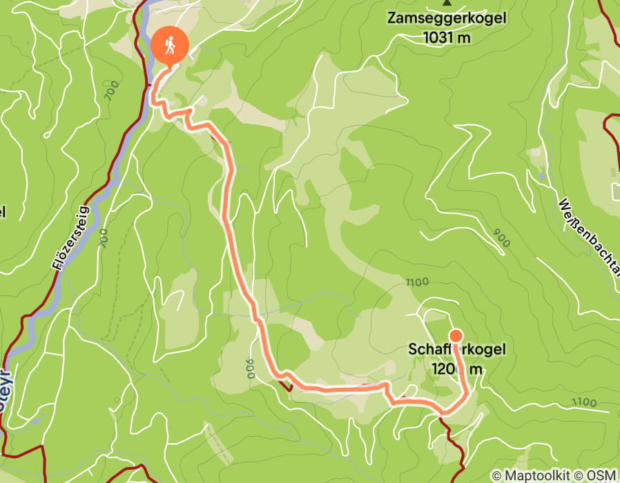 Karte der Tour