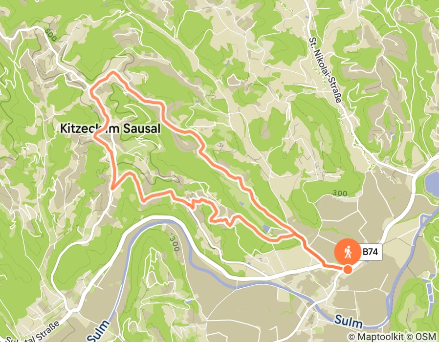 Karte der Tour