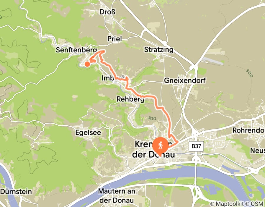 Karte der Tour