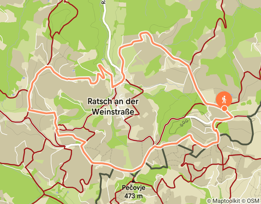 Karte der Tour