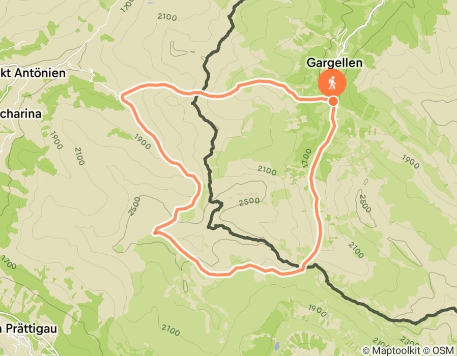 Karte der Tour
