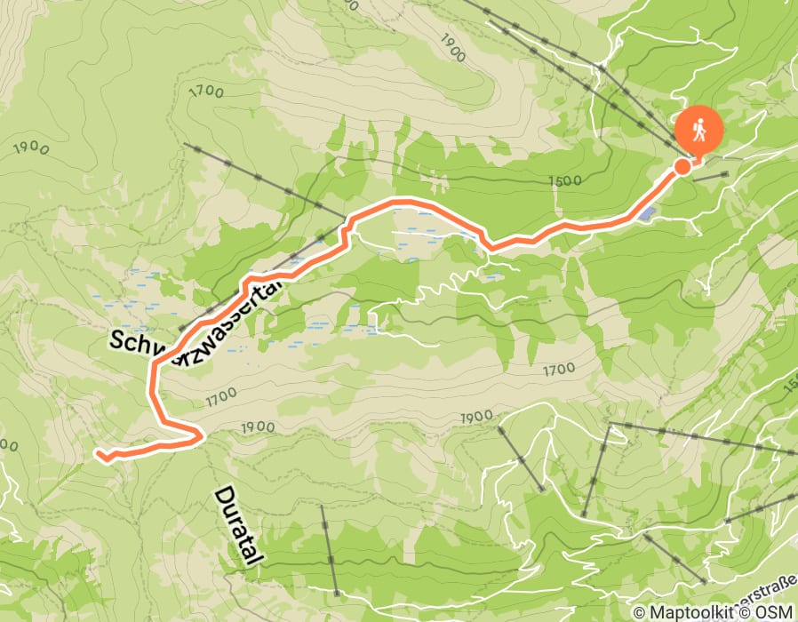 Karte der Tour