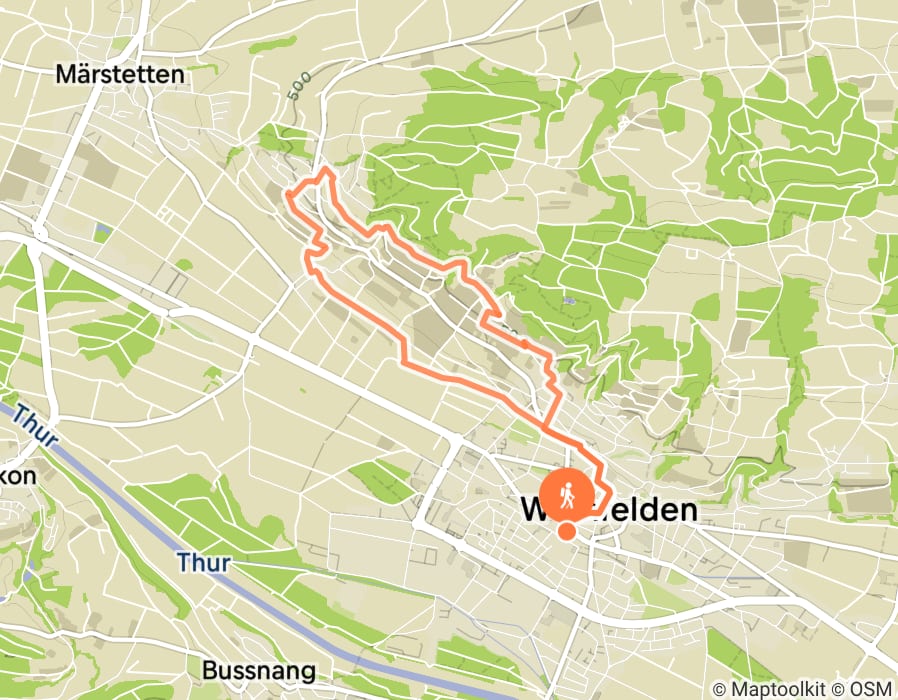 Karte der Tour