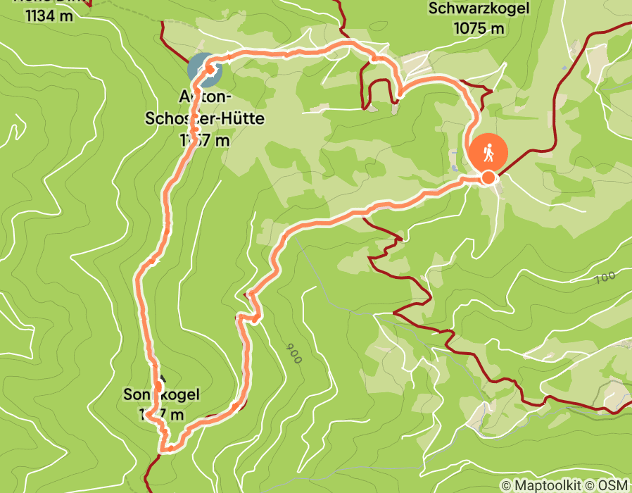 Karte der Tour