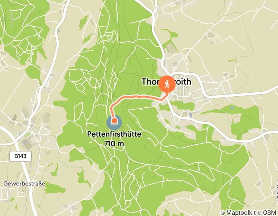 Karte der Tour