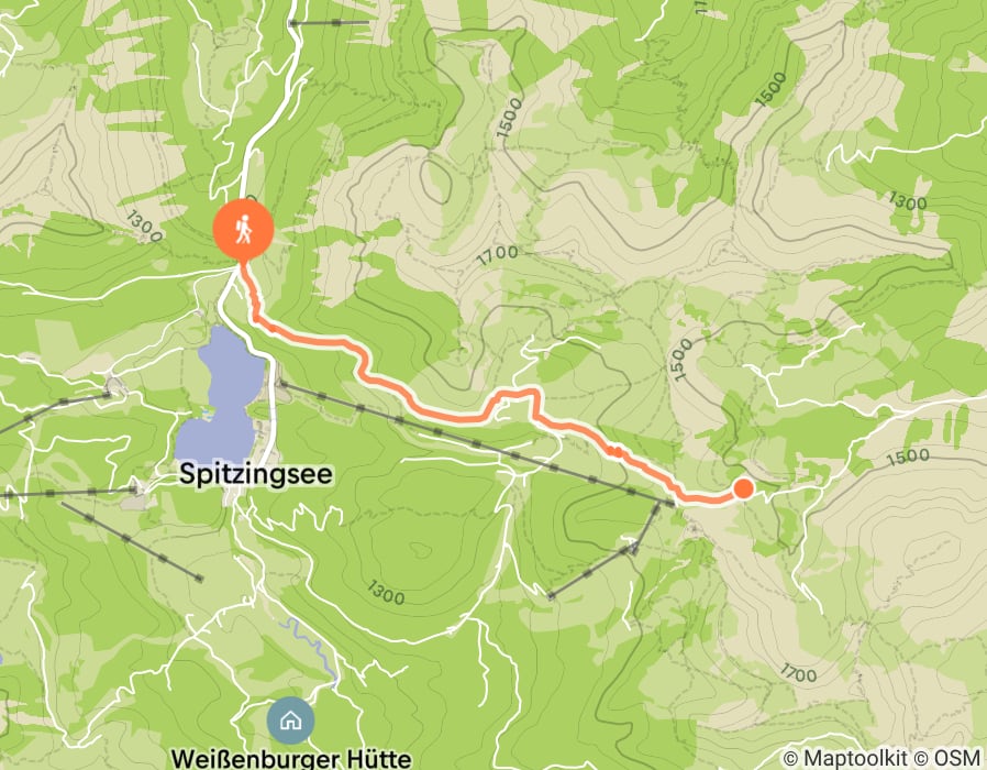Karte der Tour