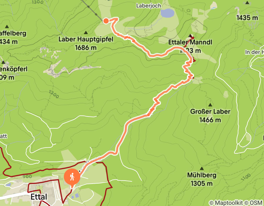 Karte der Tour