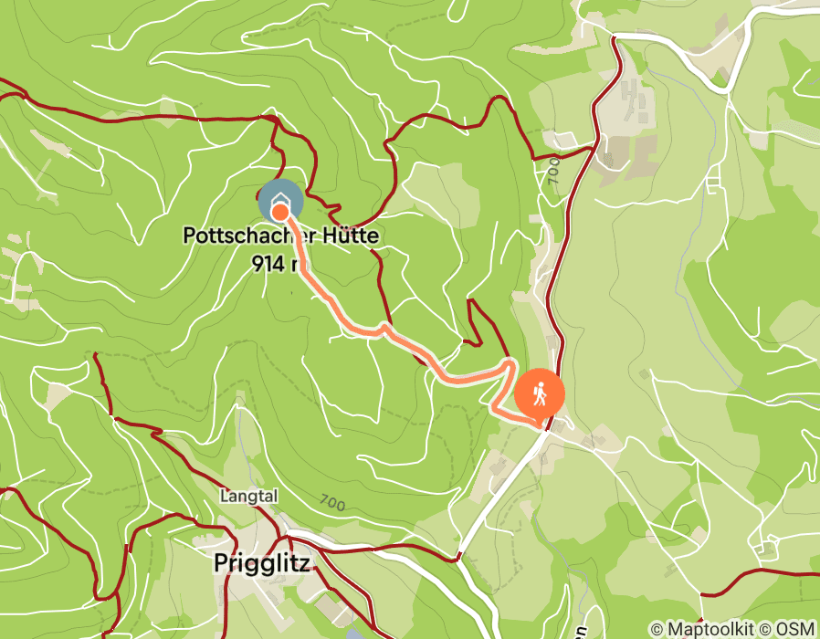 Karte der Tour
