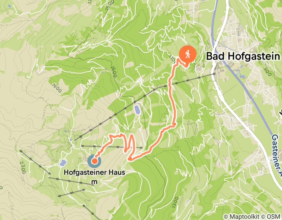 Karte der Tour