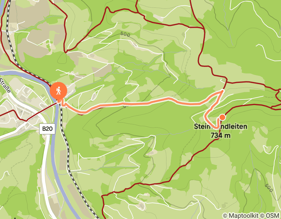 Karte der Tour