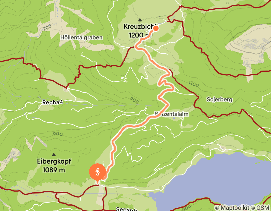 Karte der Tour