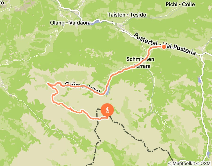 Karte der Tour