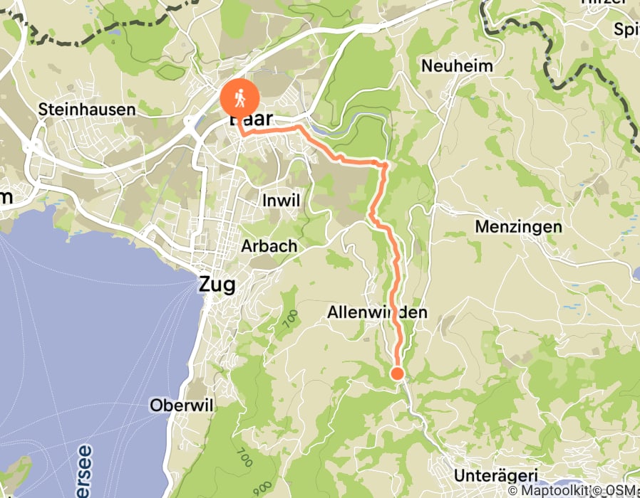 Karte der Tour