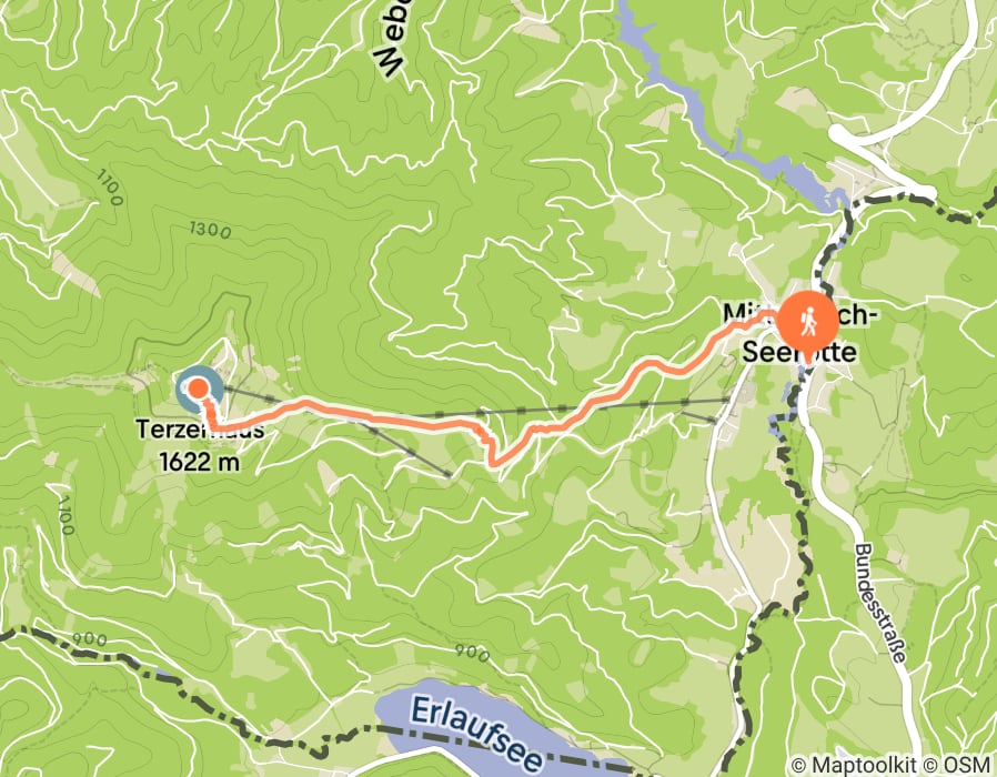 Karte der Tour