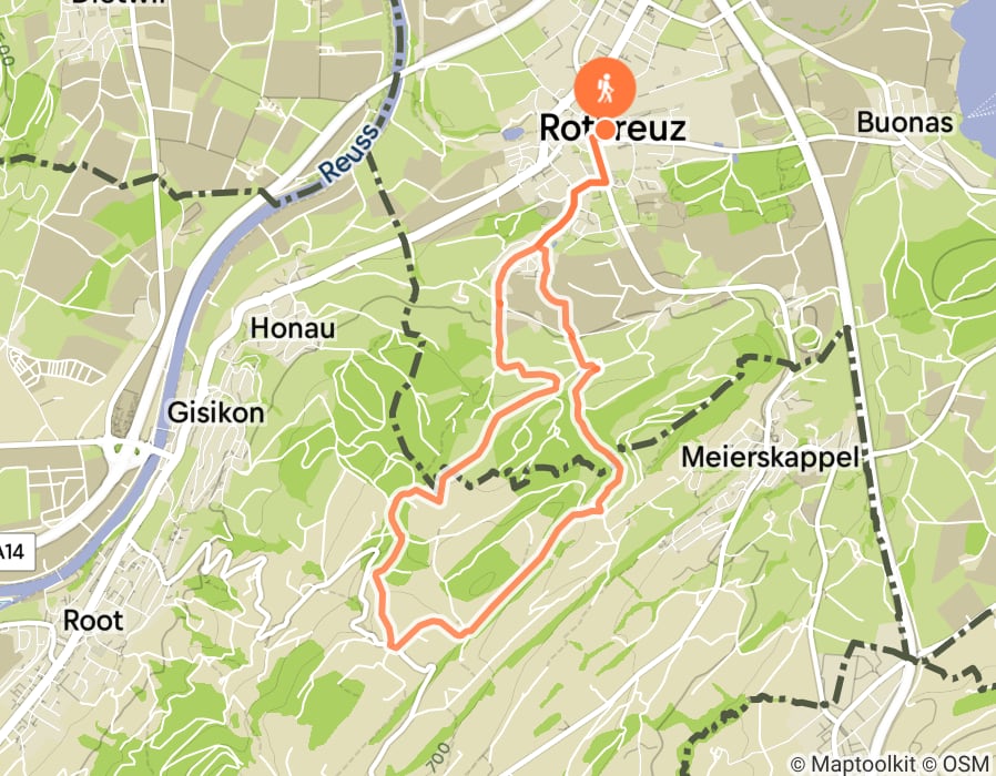 Karte der Tour
