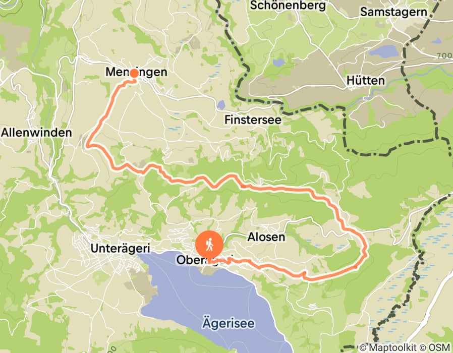 Karte der Tour