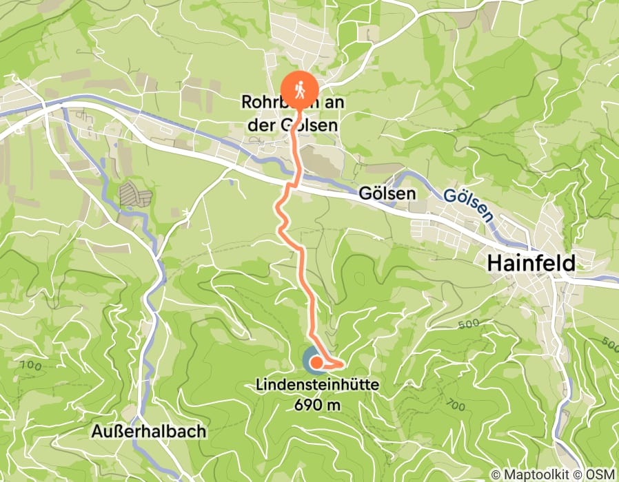 Karte der Tour