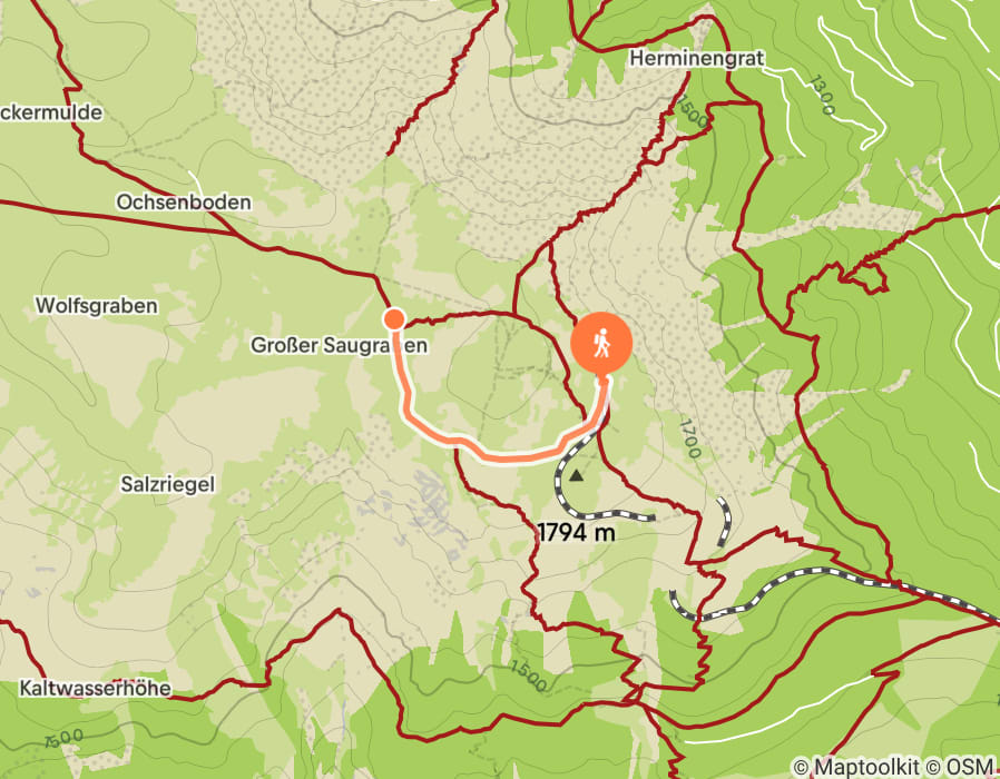 Karte der Tour
