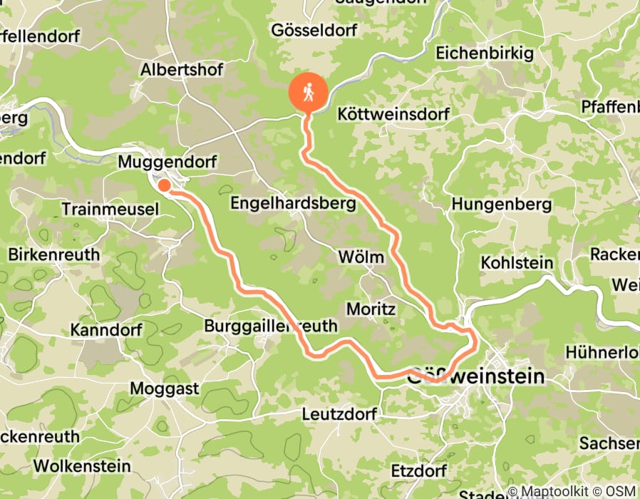 Karte der Tour