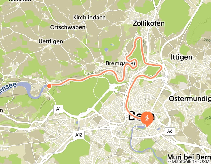 Karte der Tour