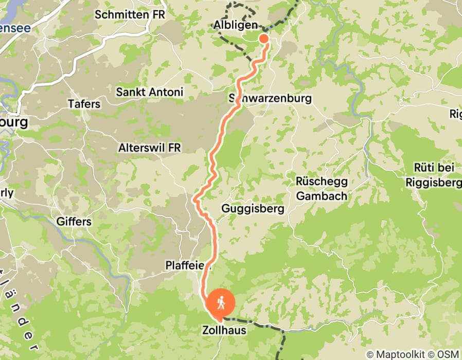 Karte der Tour