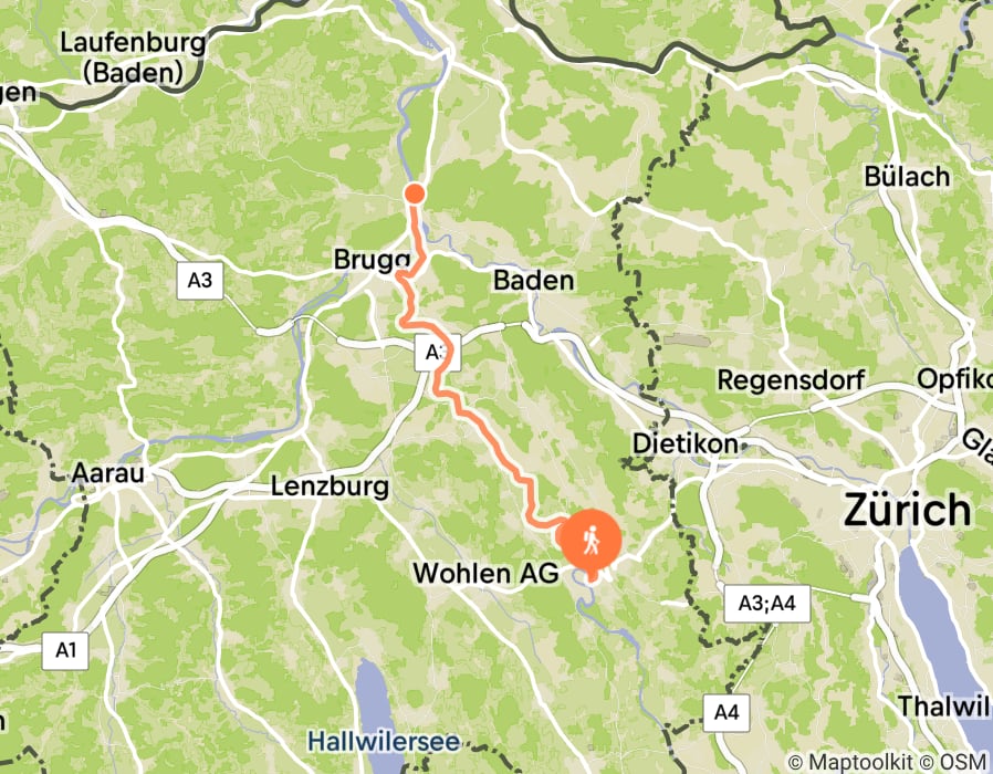 Karte der Tour