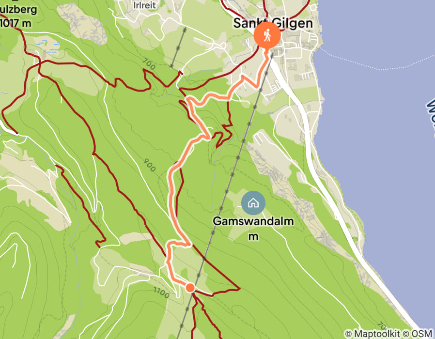Karte der Tour
