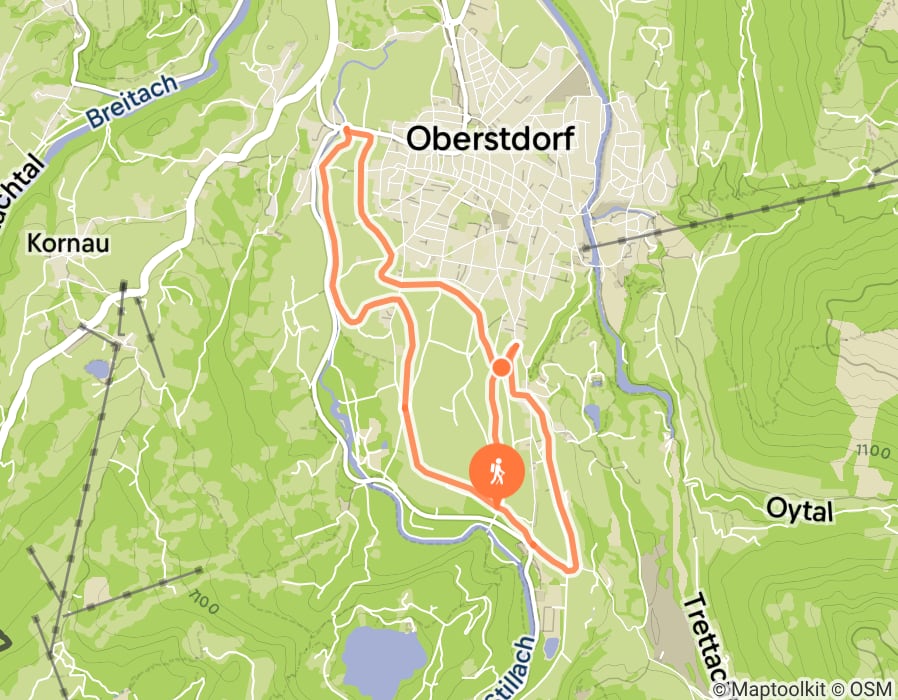 Karte der Tour
