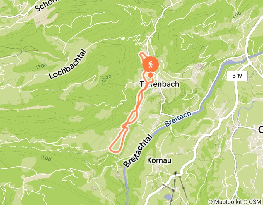 Karte der Tour