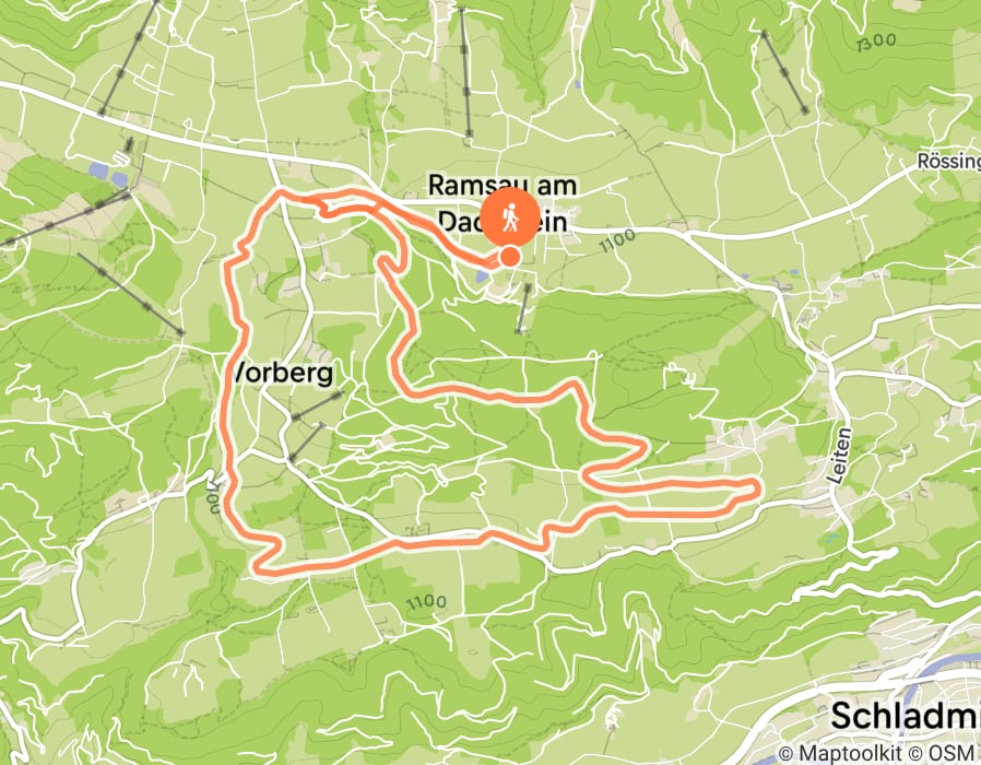 Karte der Tour