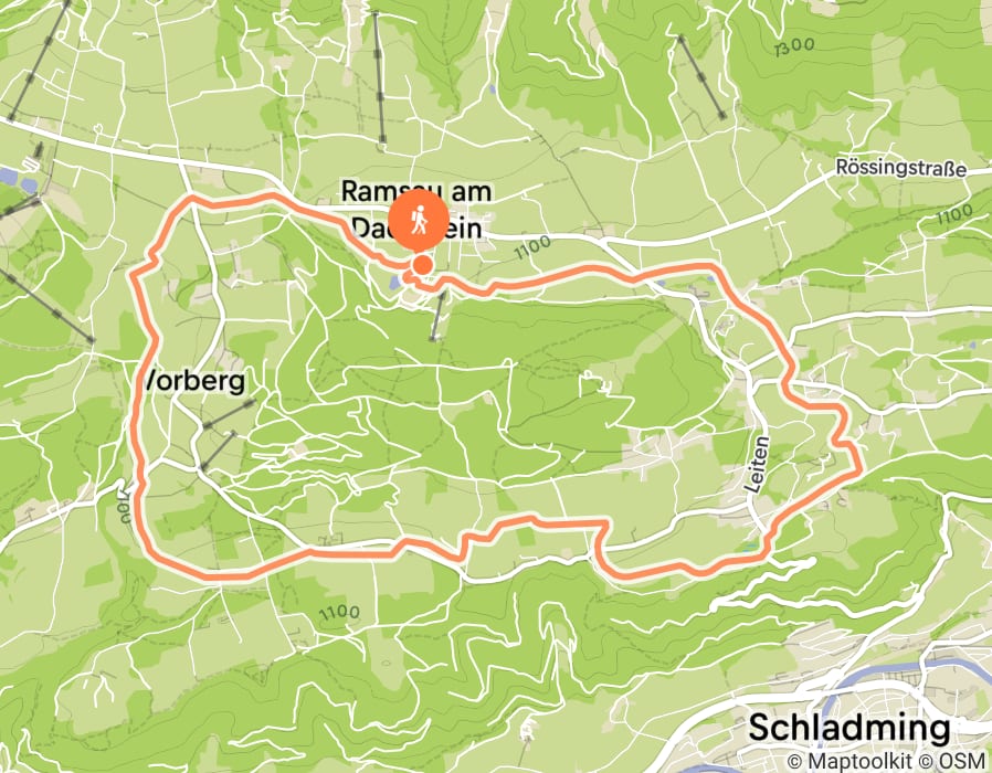 Karte der Tour