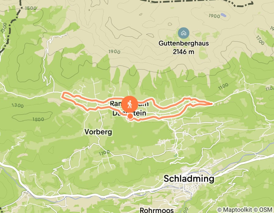 Karte der Tour