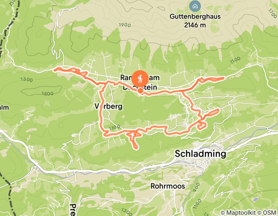 Karte der Tour